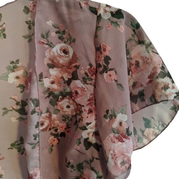 InstaGirl Floral Kimono, L. EUC - Picture 3 of 5